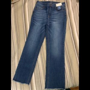 Cropped flare jeans